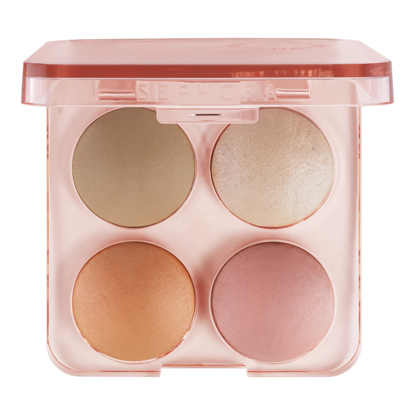 Colorful Face Palette - All-in-One Palette: Blush, Bronzing Powder, Highlighter